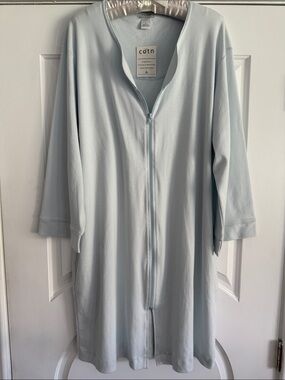 Cotn Full Zip Robe NWT